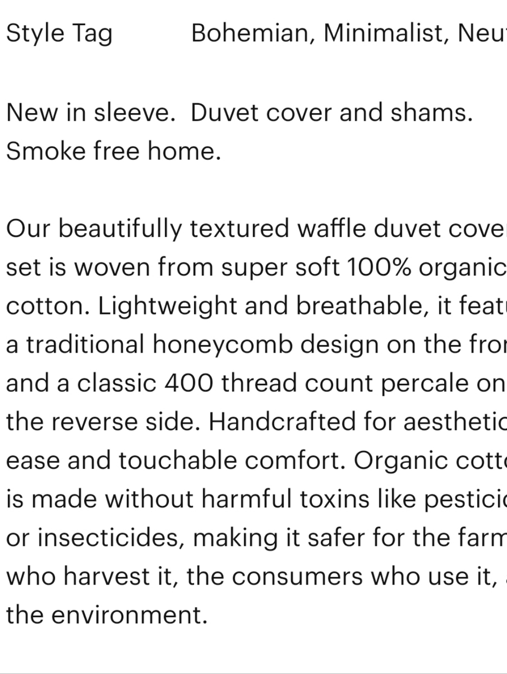 Quince Luxe Waffle King Size Duvet Cover Set In Terracotta  New - Picture 11 of 11